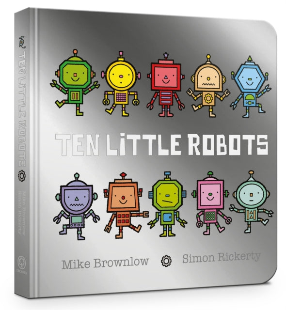 Ten Little Robots Board Book