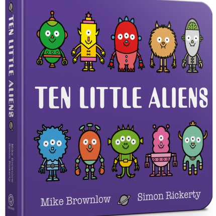 Ten Little Aliens Board Book