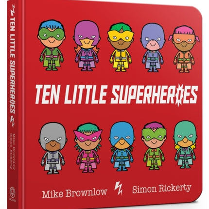 Ten Little Superheroes Board Book