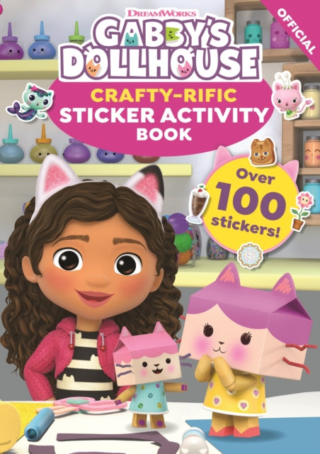 DreamWorks Gabbys Dollhouse CraftyRific Sticker Activity Book