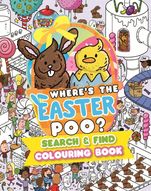 Wheres the Easter Poo A search and find colouring book