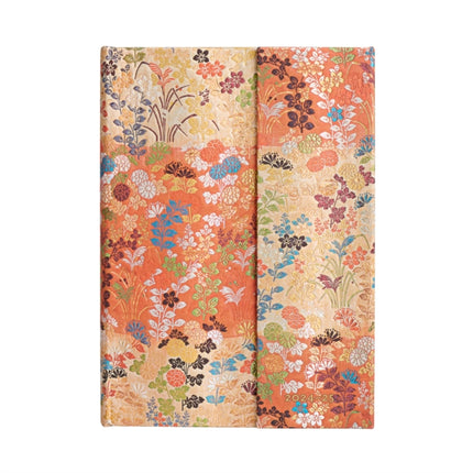 Paperblanks 20242025 Weekly Planner KaraOri Japanese Kimono 18Month MIDI Horizontal Wrap 208 Pg 80 GSM