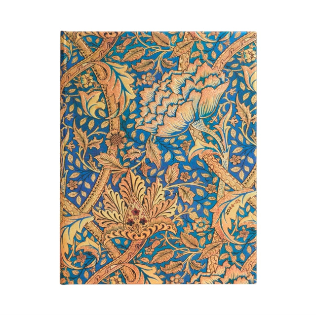 Paperblanks 20242025 Weekly Planner Morris Windrush William Morris 18Month Ultra Vertical Elastic Band 208 Pg 80 GSM