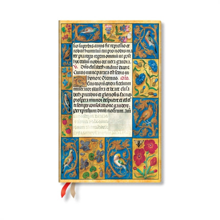 Spinola Hours Ancient Illumination Maxi 12month Horizontal Hardback Dayplanner 2025 Elastic Band Closure