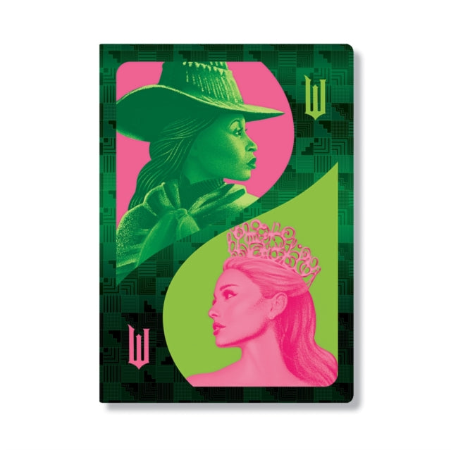 Pink Goes Good with Green Wicked Collection A6 Dot Grid Hardcover Cahier