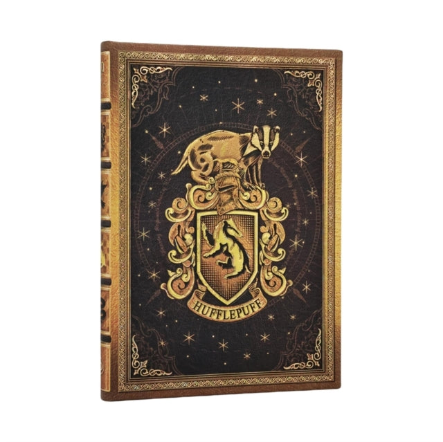 Hufflepuff Journal Harry Potter Collection Midi Custom Unlined Elastic Band Closure