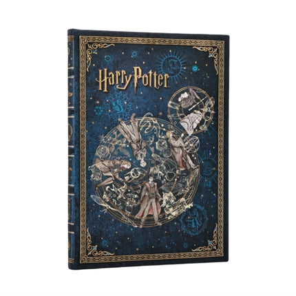 Legends of Hogwarts Journal Harry Potter Collection Midi Custom Lined Elastic Band Closure