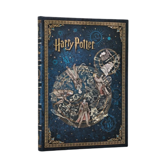 Legends of Hogwarts Journal Harry Potter Collection Midi Custom Lined Elastic Band Closure