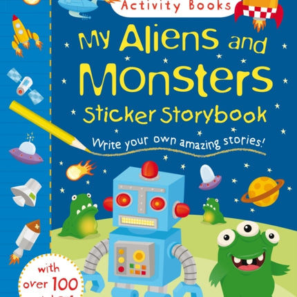 My Aliens and Monsters Sticker Storybook Sticker