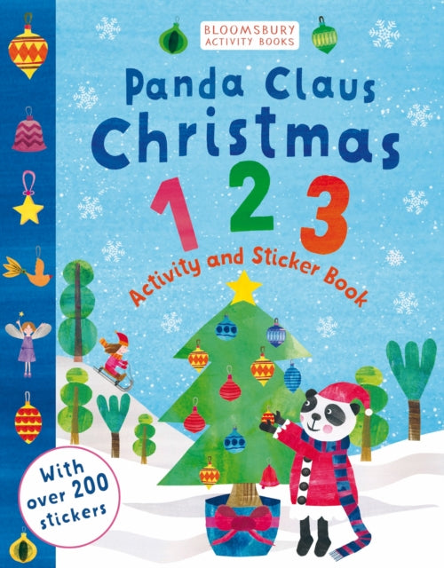 Panda Claus Christmas 123 Activity and Sticker