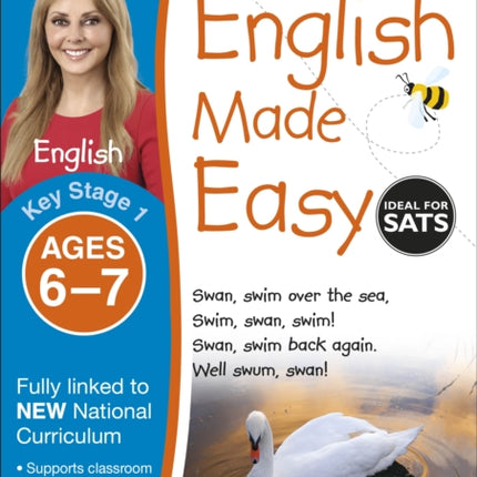 English Made Easy, Ages 6-7 (Key Stage 1): Supports the National Curriculum, Preschool and Primary Exercise Book