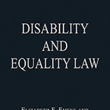 Disability and Equality Law