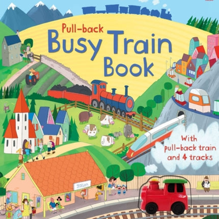 Pull-back Busy Train Book