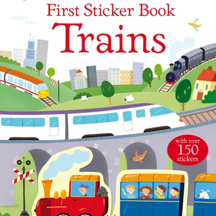 First Sticker Book Trains