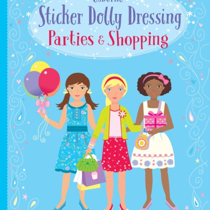 Sticker Dolly Dressing Parties & Shopping