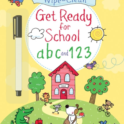 Wipeclean Get Ready for School abc and 123