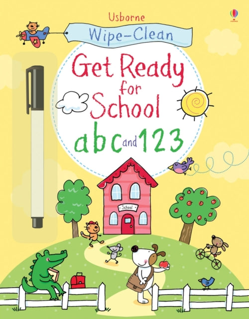 Wipeclean Get Ready for School abc and 123