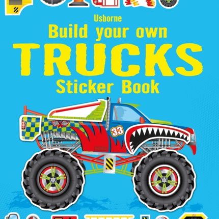 Build Your Own Trucks Sticker Book