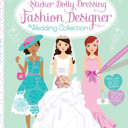 Sticker Dolly Dressing Fashion Designer Wedding Collection