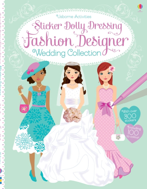 Sticker Dolly Dressing Fashion Designer Wedding Collection