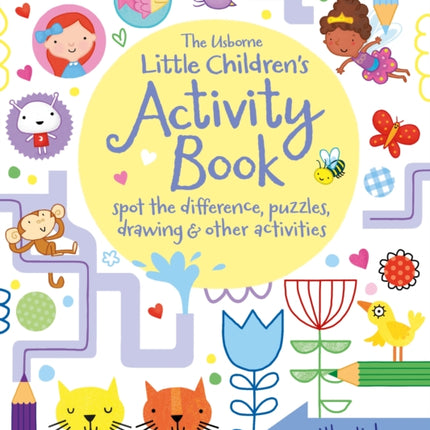 Little Children's Activity Book spot-the-difference, puzzles, drawings & other activities