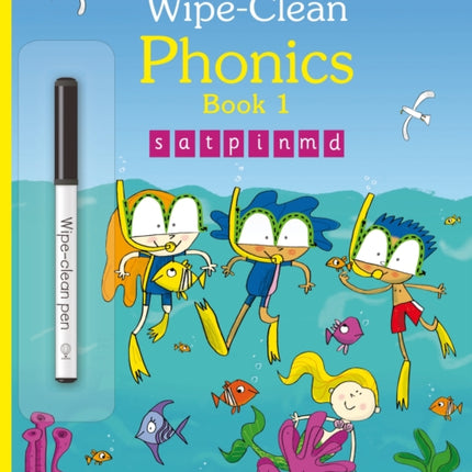 Wipeclean Phonics book 1