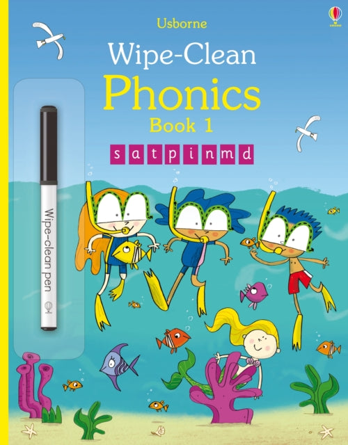 Wipeclean Phonics book 1