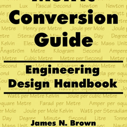 Metric Conversion Guide Engineering Design Handbook