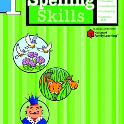 Spelling Skills: Grade 1 (Flash Kids Harcourt Family Learning)