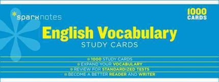 English Vocabulary SparkNotes Study Cards