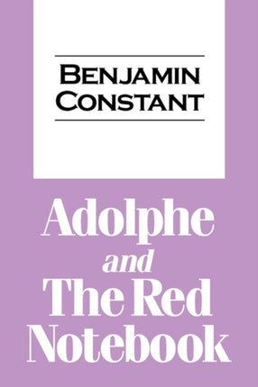 Adolphe and the Red Notebook