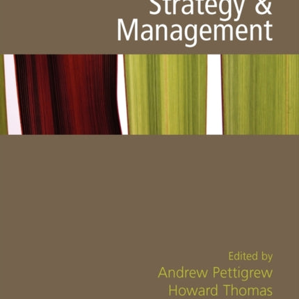 Handbook of Strategy and Management