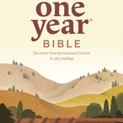 One Year Bible-NIV-Premium Slimline Large Print