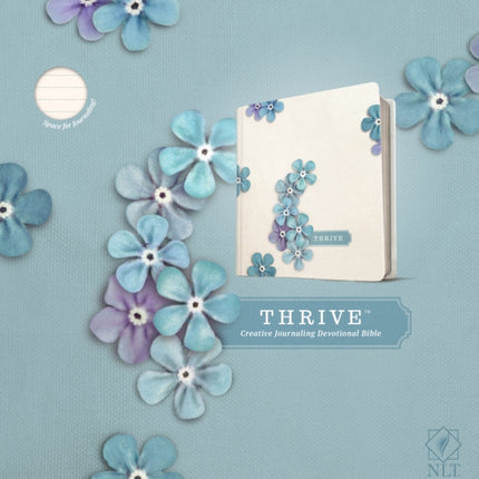 NLT THRIVE Creative Journaling Devotional Bible, Flowers