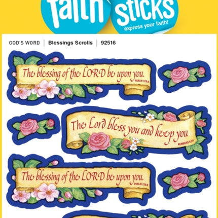 Blessings Scrolls - Faith That Sticks Stickers