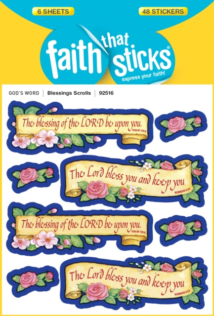 Blessings Scrolls - Faith That Sticks Stickers