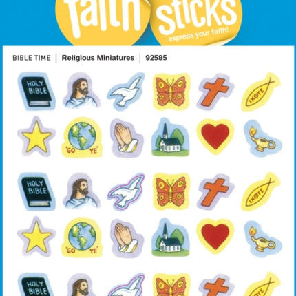 Religious Miniatures - Faith That Sticks Stickers