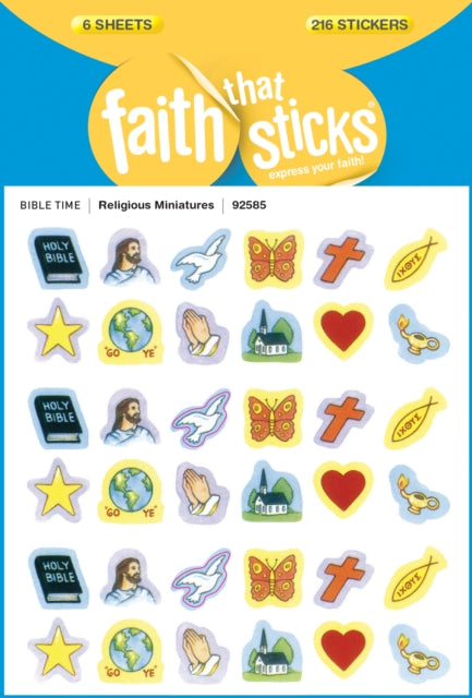 Religious Miniatures - Faith That Sticks Stickers