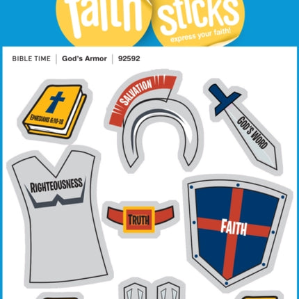 God's Armor - Faith That Sticks Stickers