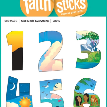 God Made Everything - Faith That Sticks Sticker