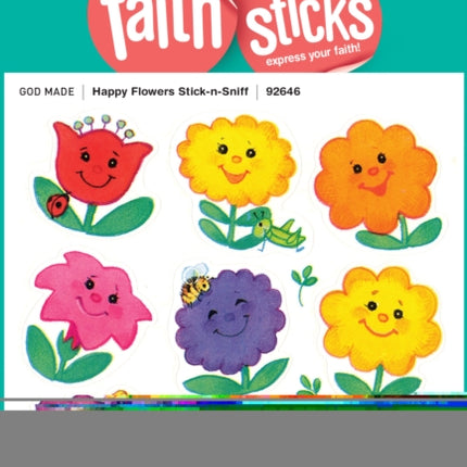 Happy Flowers Stick-N-Sniff - Faith That Sticks Stickers