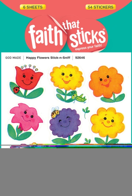 Happy Flowers Stick-N-Sniff - Faith That Sticks Stickers