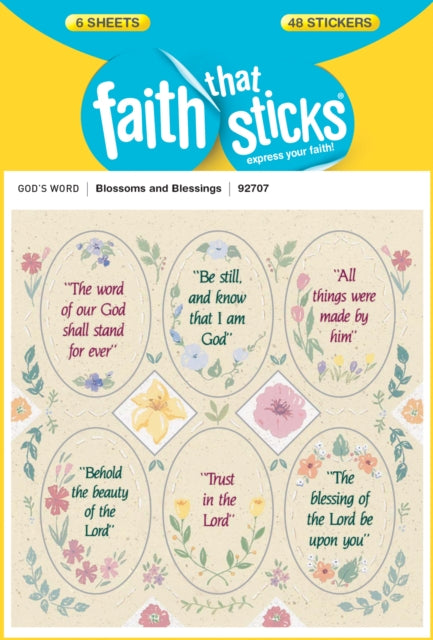 Blossoms And Blessings - Faith That Sticks Stickers