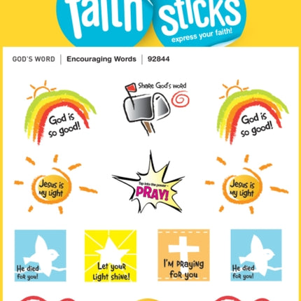 Encouraging Words - Faith That Sticks Stickers