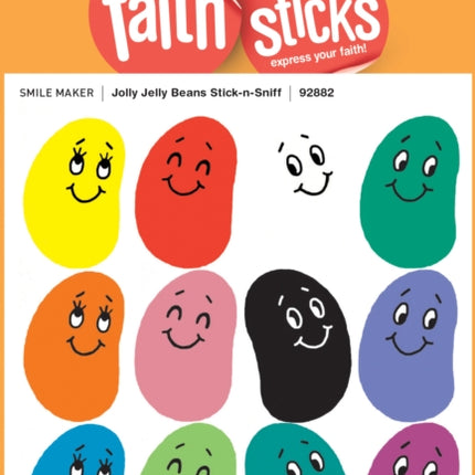 Jolly Jelly Beans Stick-N-Sniff - Faith That Sticks Stickers