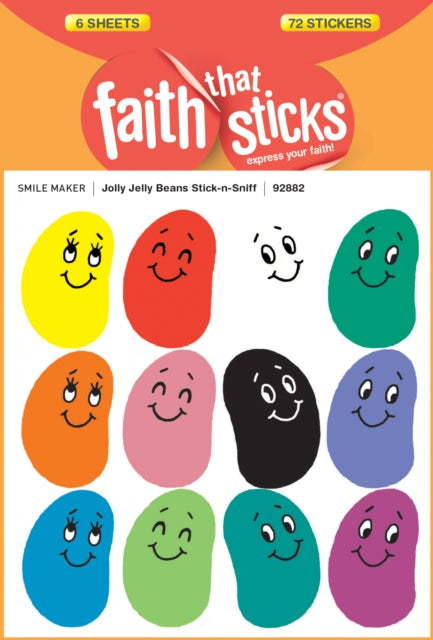 Jolly Jelly Beans Stick-N-Sniff - Faith That Sticks Stickers