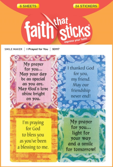 I Prayed For You - Faith That Sticks Stickers