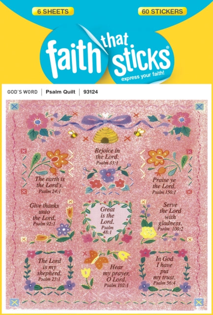 Psalm Quilt - Faith That Sticks Stickers