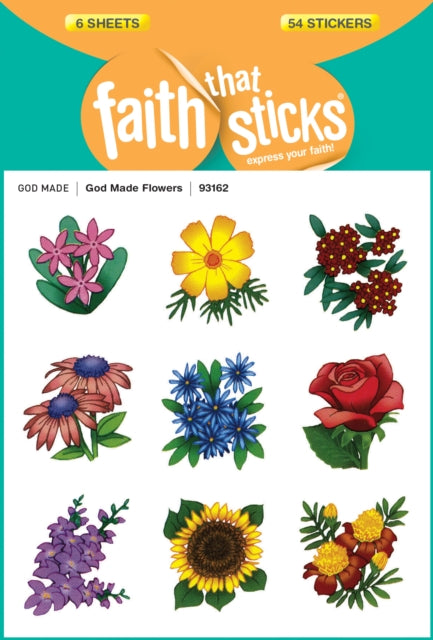 God Made Flowers - Faith That Sticks Stickers