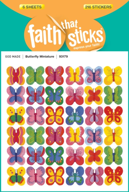 Butterfly Miniature - Faith That Sticks Stickers